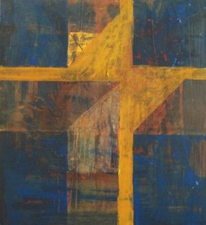 Painting, Abstractionism - CROSS-EDGE