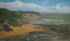Painting, Landscape - VIEW-St-MarieFrance