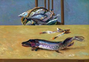 Painting, Realism - Aggression-Triptych-2