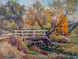 Painting, Landscape - Bridge