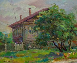 Painting, Landscape - House in Fokino