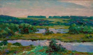 Painting, Landscape - Sursky dawns