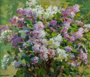 Painting, Still life - Lilac. 2015