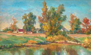 Painting, Landscape - Sunny day