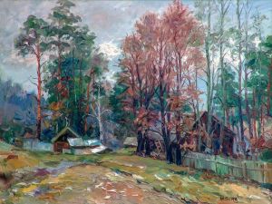 Painting, Landscape - Zavolzhye