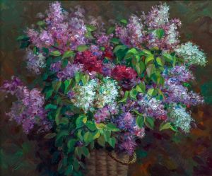 Painting, Still life - Bouquet. 2006