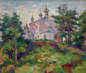 Painting, Landscape - Mariinsky Posad.