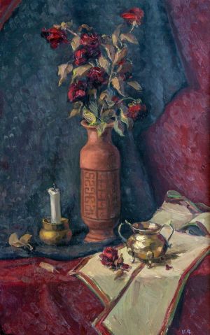 Painting, Still life - Roses