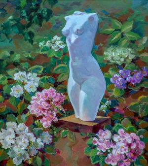 Painting, Realism - Flora