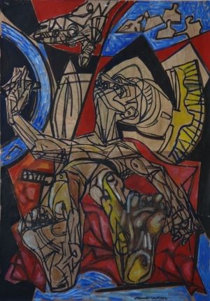 Painting, Abstractionism - Gladiator