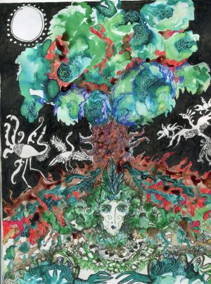 Graphics, Mythological genre - The nightmare tree