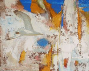 Painting, Expressionism - SEAGUL