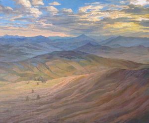 Painting, Landscape - In the Carpathians