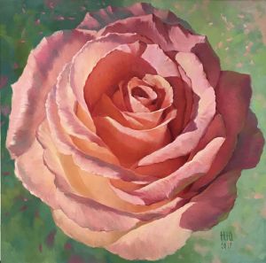 Painting, Still life - Rose number six