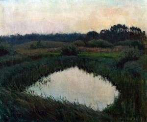 Painting, Landscape - Evening
