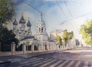 Graphics, Realism - Moscow, Ordynka (work 4)