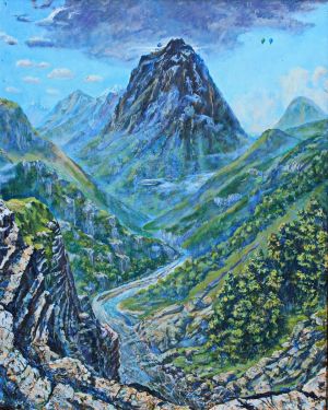 Painting, Landscape - Monte Noire