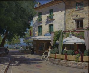 Painting, Landscape - Noon. Cagnes-sur-Maire