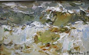 Painting, Impressionism - «Sea energy No4»