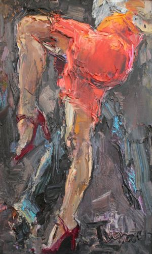 Painting, Impressionism - «Tango»