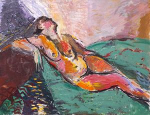 Painting, Nude (nudity) -  Danae