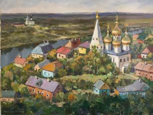 Painting, Realism - The Monasteries Of Gorokhovets