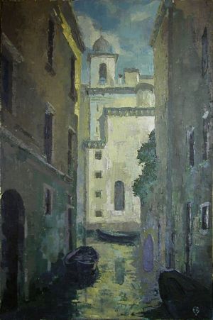 Painting, City landscape - LA MIA VENEZIA, PHENOMENON