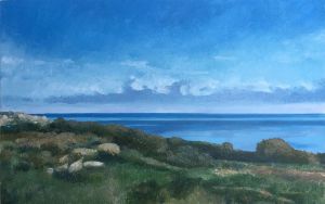 Painting, Seascape - CYPRUS NORTH, Kayalar, morning