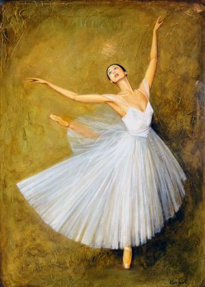 Painting, Genre painting - The ballerina