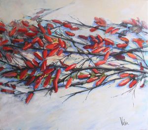 Painting, Acrylic - barberry