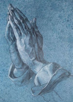 Graphics, Religious genre - «The hands of a prayer»