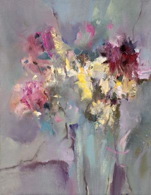 Painting, Impressionism - Flower improvisation