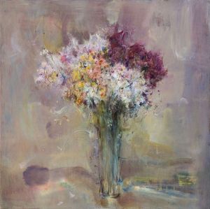 Painting, Still life - bouquet