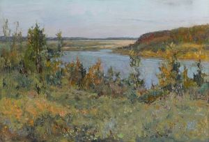 Painting, Landscape - august