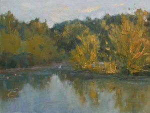 Painting, Landscape - Heron Pond