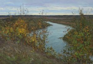 Painting, Landscape - Autumn has come. from Shatalovka