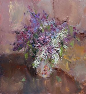 Painting, Impressionism - May bouquet