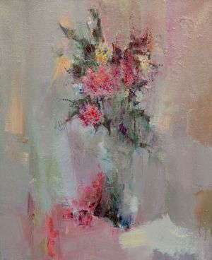 Painting, Still life - Flowers of Time