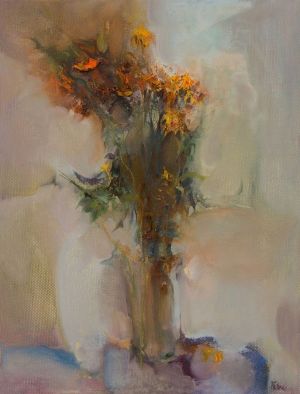 Painting, Still life - Flowers