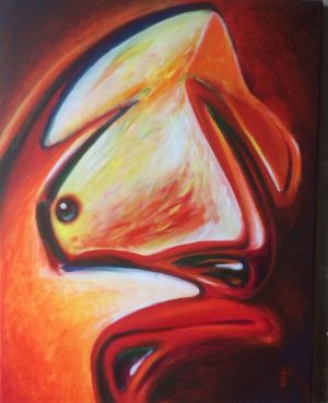 Painting, Figurative painting - FIERY