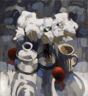 Painting, Still life - On white
