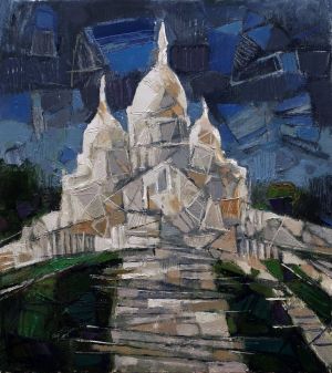 Painting, Expressionism - Sacre-Coeur