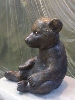Sculpture, Animalistics - Sculpture «Bear Cub».