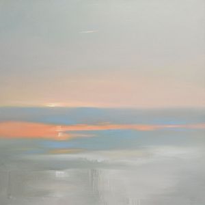 Painting, Landscape - gentle sunset