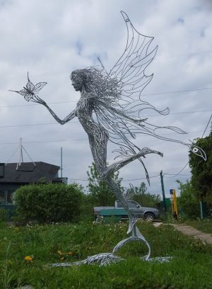 Sculpture, Round - Forest fairy