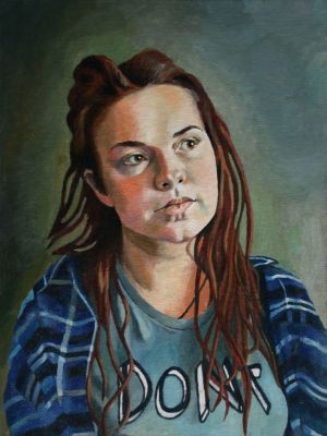 Painting, Realism - Portrait of Vera