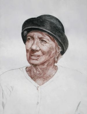 Graphics, Portrait - The lady in the hat