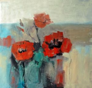 Painting, Still life - Poppies