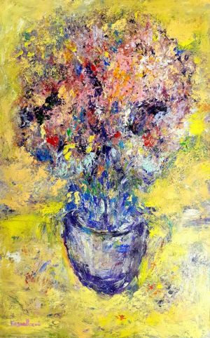 Painting, Expressionism - Floral mood