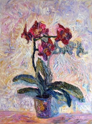 Painting, Impressionism - Flower grace